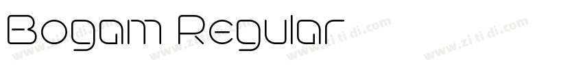 Bogam Regular字体转换 Bogam Regular字体转换